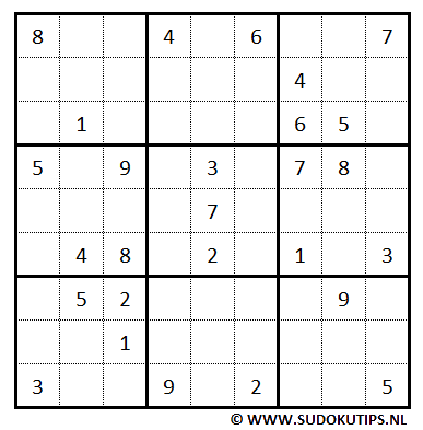 sudoku eenvoudig